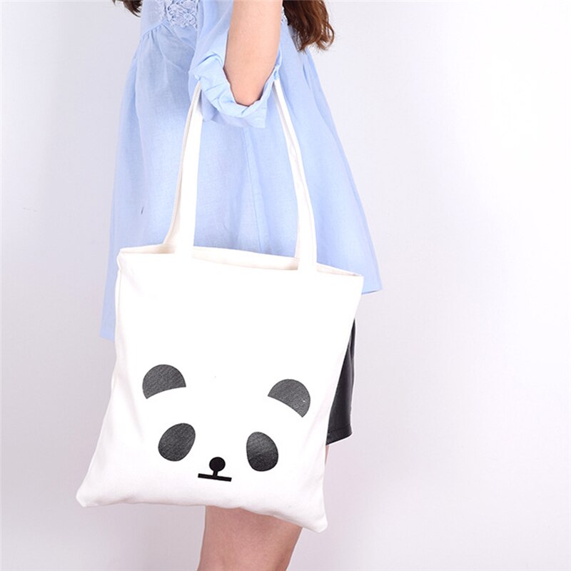 Eco-Friendly Panda Canvas Bag