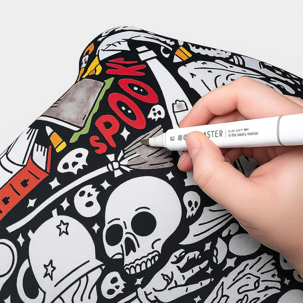 DIY Coloring Blanket With Markers