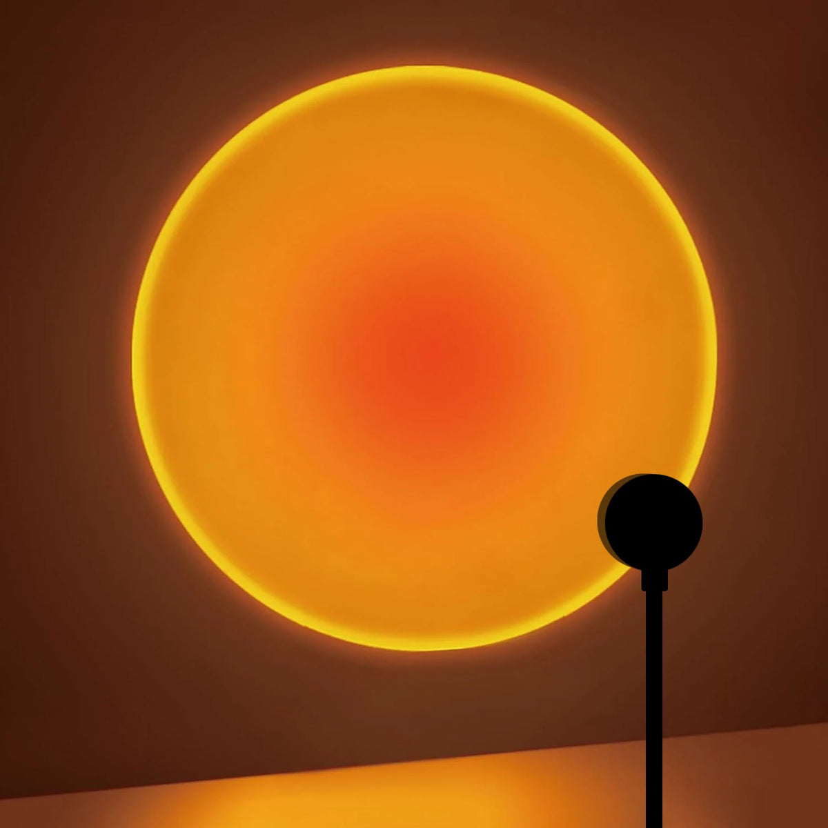 LED Sunset Projection Lamp — USB Mood Light
