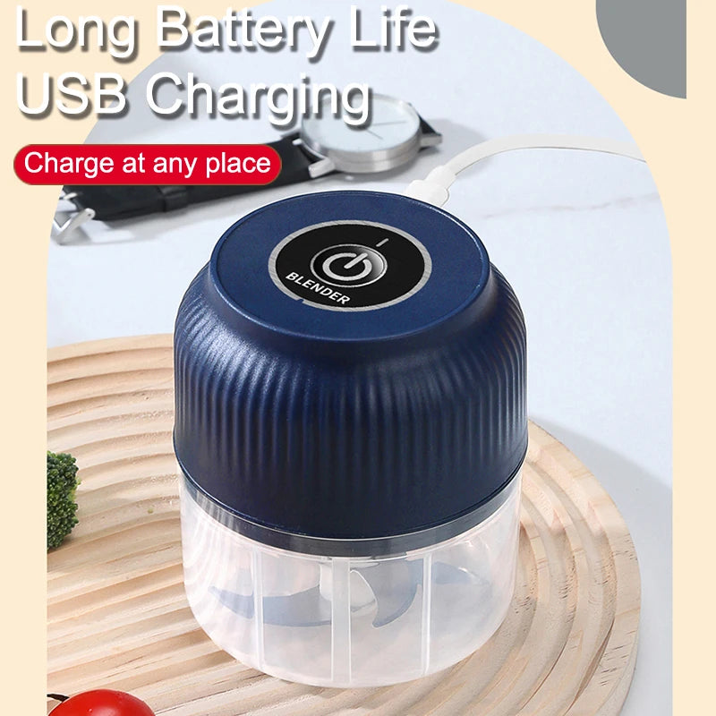 Electric Vegetable Chopper — Mini USB Food Processor