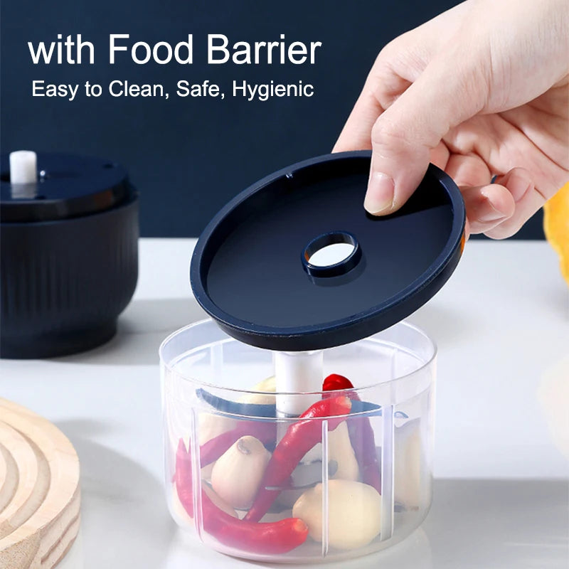 Electric Vegetable Chopper — Mini USB Food Processor